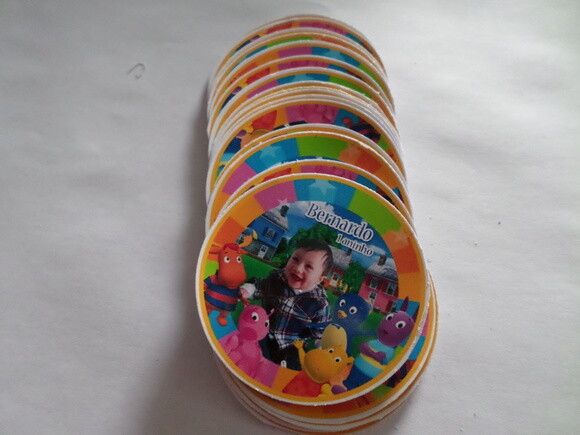 Rotulos para latinha backyardigans