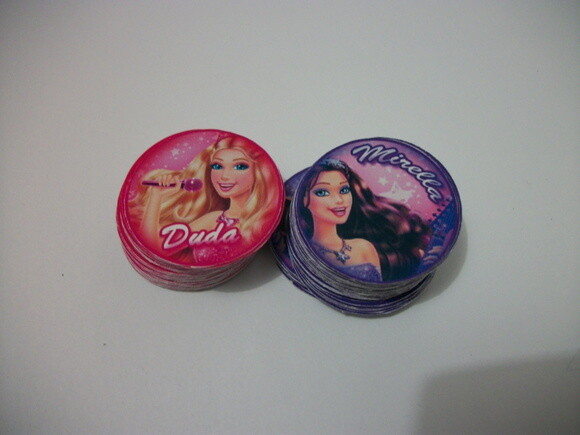 Rótulos Para Latinhas barbie pop star