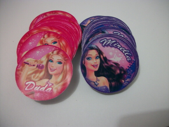 Rótulos Para Latinhas barbie pop star