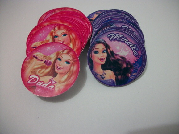 Rótulos Para Latinhas barbie pop star