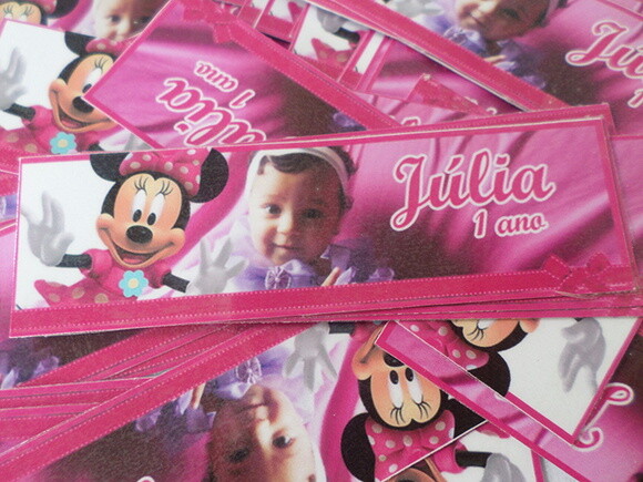 Rótulos para papinha da minie