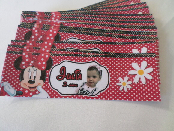 Rótulos Para Papinha da Minnie
