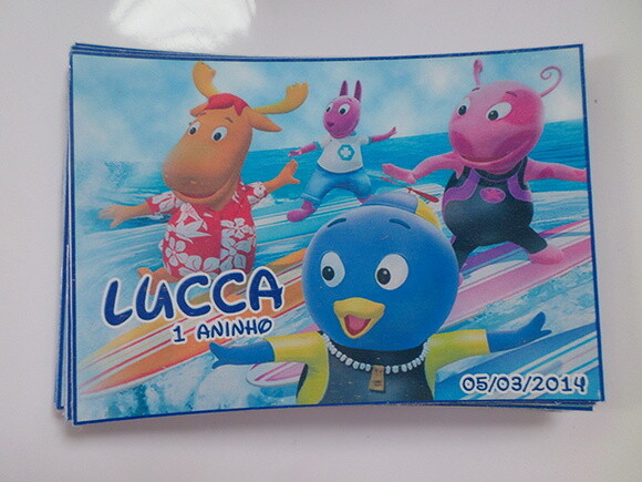 Rótulos para squeeze backyardigans