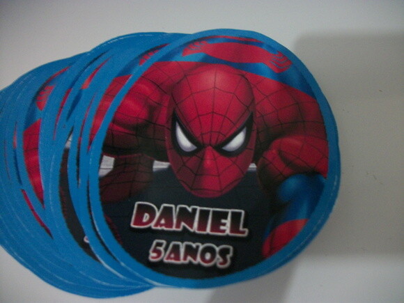 Rótulos para Tubo Pet Homem Aranha