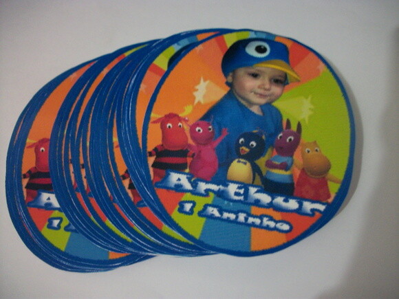 Rótulos para Tubo Pet Backyardigans
