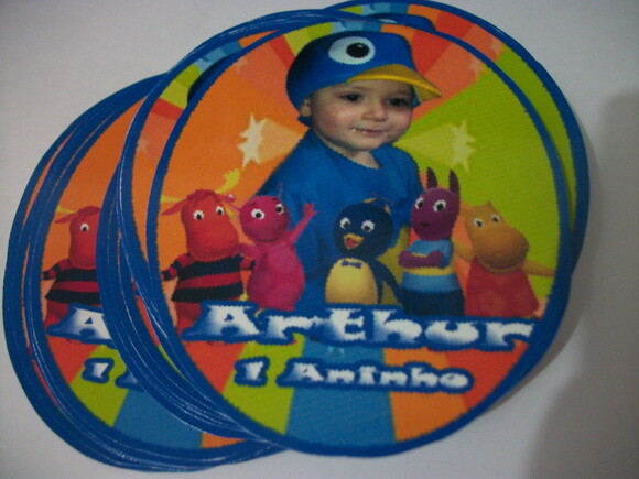 Rótulos para Tubo Pet Backyardigans