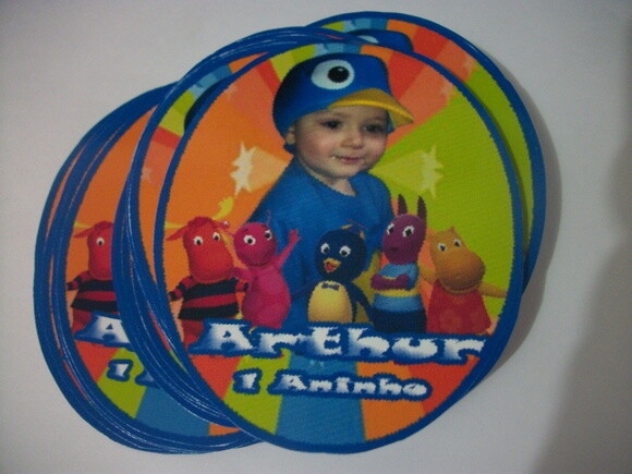 Rótulos para Tubo Pet Backyardigans
