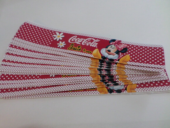 Rótulos Personalizado Para Coca Cola Minnie