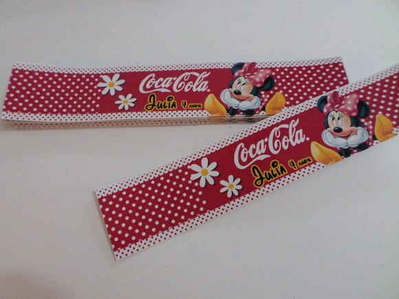Rótulos Personalizado Para Coca Cola Minnie