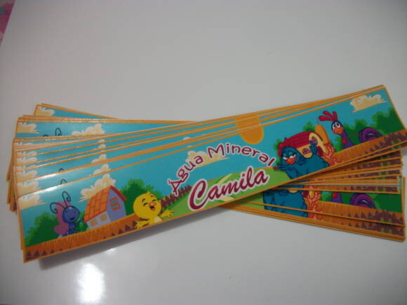 Rótulos Personalizados Para Agua Galinha Pintadinha