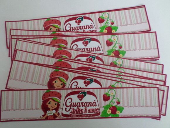 Rótulos Personalizados Para Guarana da Moranguinho