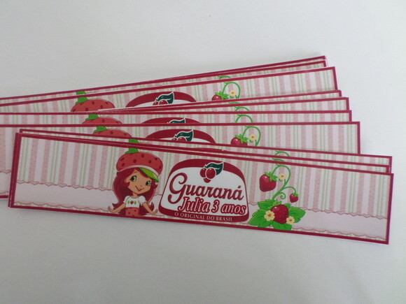 Rótulos Personalizados Para Guarana da Moranguinho