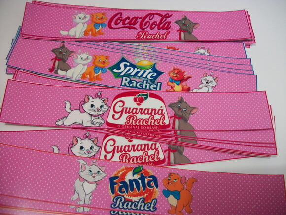 Rótulos Personalizados Para Guarana Gatinha Marie