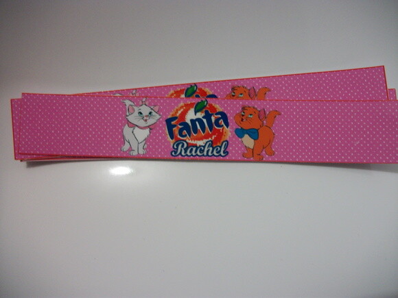 Rótulos Personalizados Para Guarana Gatinha Marie