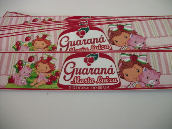 Rótulos Personalizados Para Guarana Moranguinho Baby