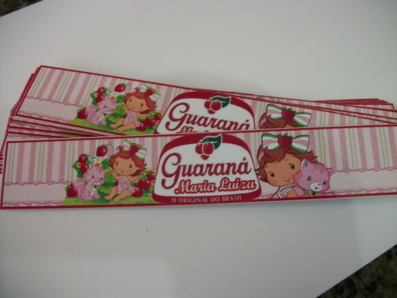 Rótulos Personalizados Para Guarana Moranguinho Baby