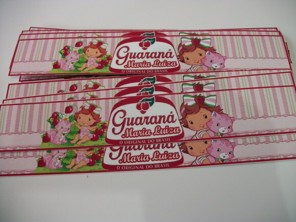 Rótulos Personalizados Para Guarana Moranguinho Baby