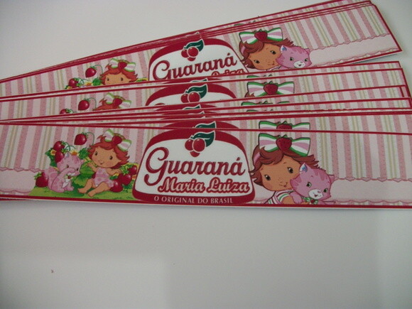Rótulos Personalizados Para Guarana Moranguinho Baby