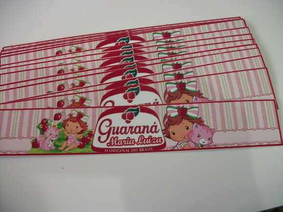 Rótulos Personalizados Para Guarana Moranguinho Baby