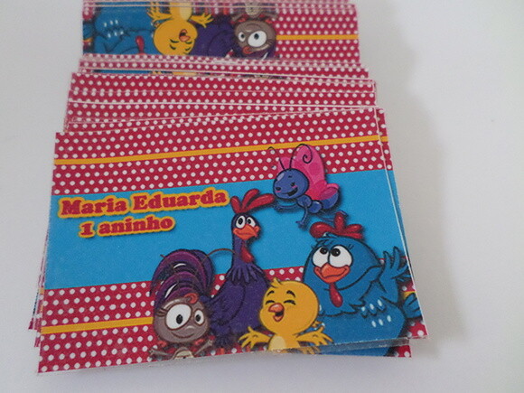 Rótulos Personalizados Para M&M Galinha Pintadinha