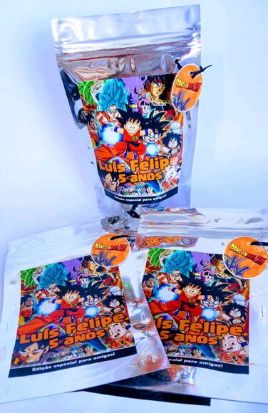 Saco Metalizado Dragonball Z