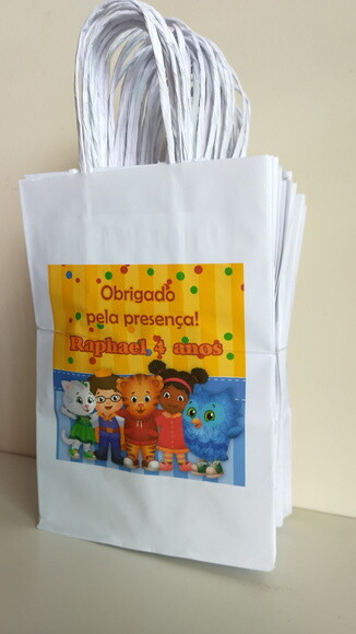Sacola Personalizada Daniel o Tigre