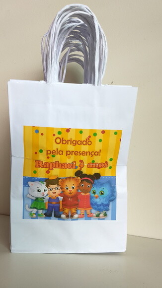 Sacola Personalizada Daniel o Tigre