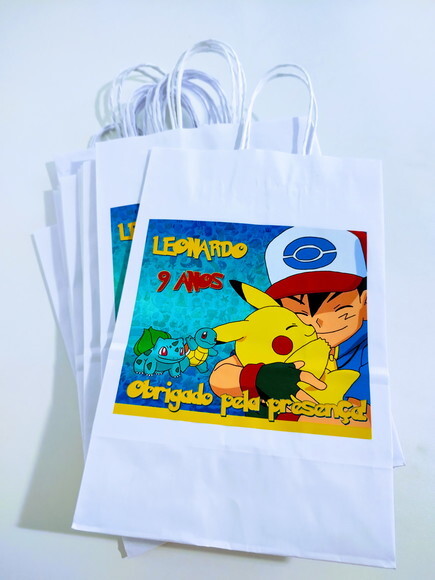 Sacola Personalizada Pokemon