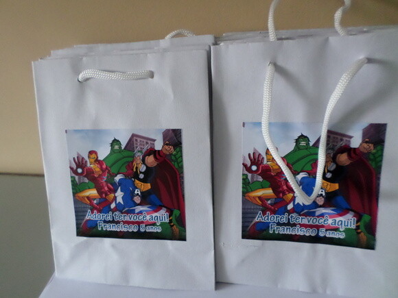 Sacola Personalizada os Vingadores