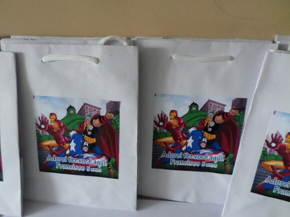 Sacola Personalizada os Vingadores