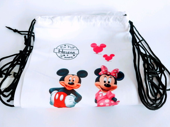 Sacolinhas Personalizadas Mickey e Minnie