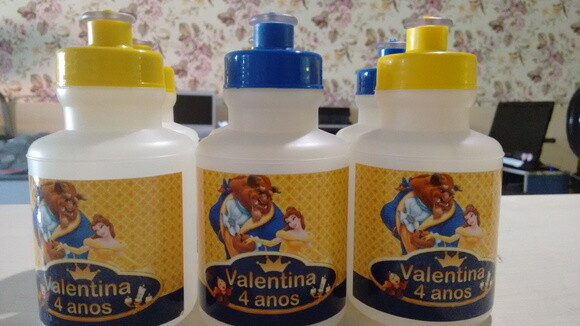 Squeezes Personalizados a Bela e a Fera