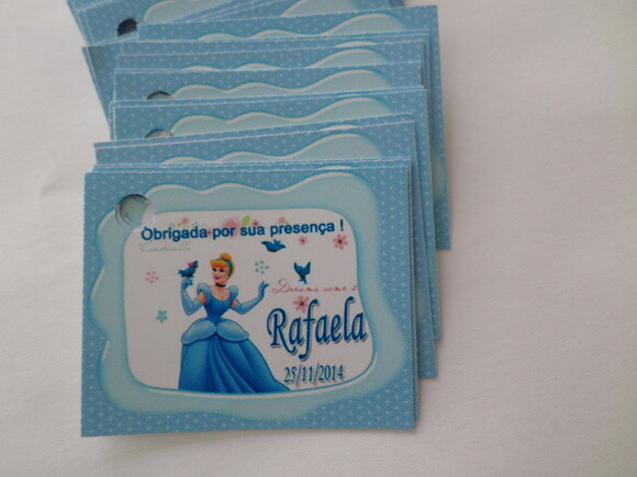 Tag Personalizado Cinderela