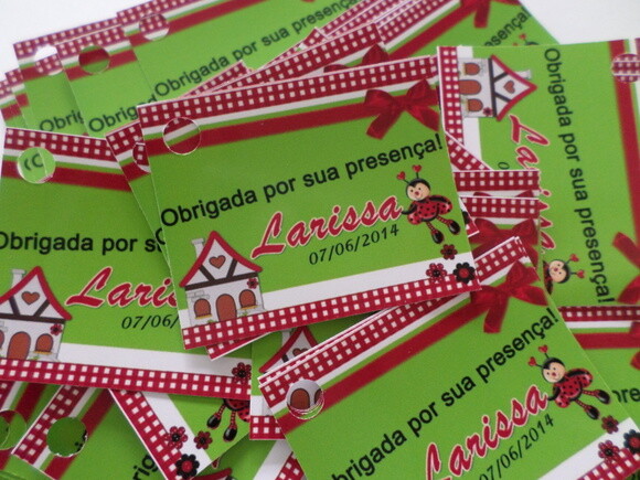 Tag Personalizado Joaninha