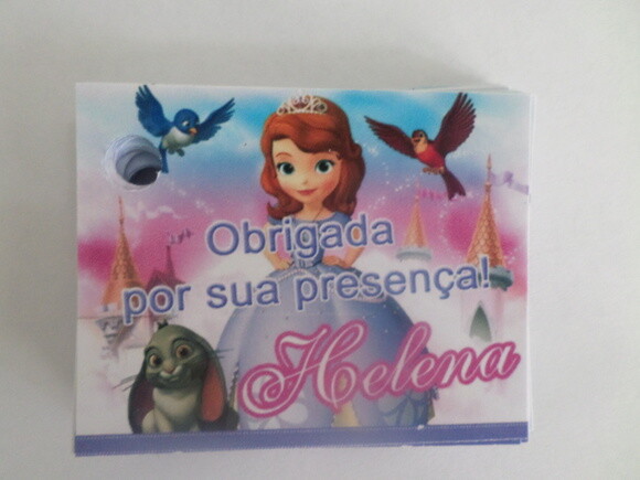 Tag Personalizado Princesa Sofia
