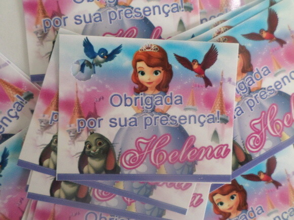 Tag Personalizado Princesa Sofia