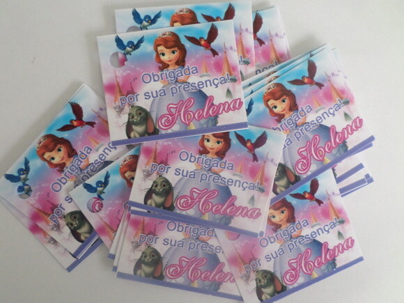 Tag Personalizado Princesa Sofia