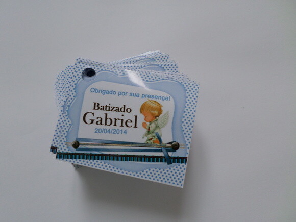 Tags Personalizado Batizado