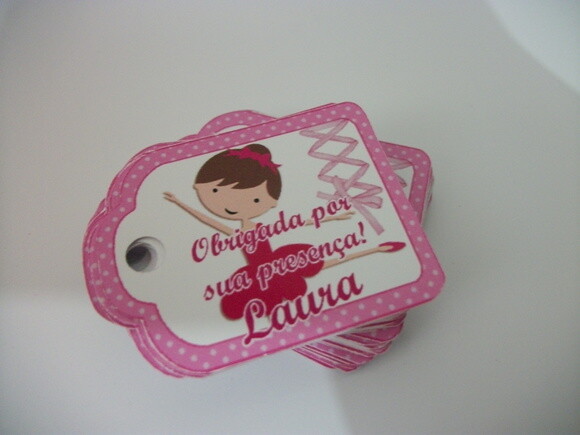 Tags Personalizados Bailarina