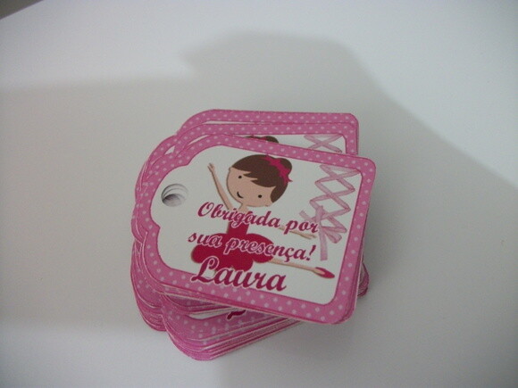 Tags Personalizados Bailarina