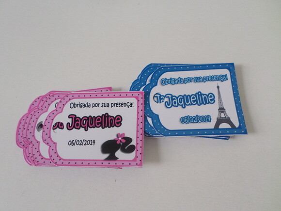 Tags Personalizados Barbie