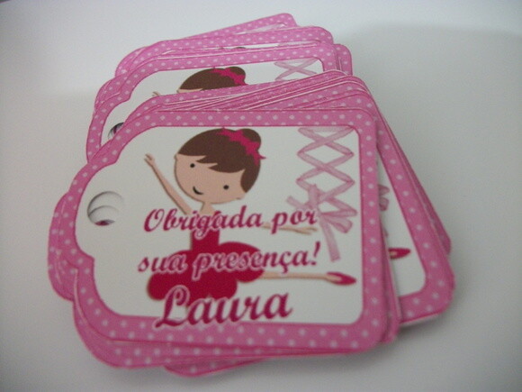 Tags Personalizados Bailarina
