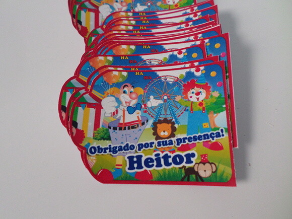 Tags Personalizados Circo