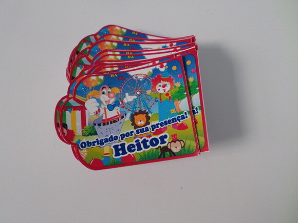 Tags Personalizados Circo
