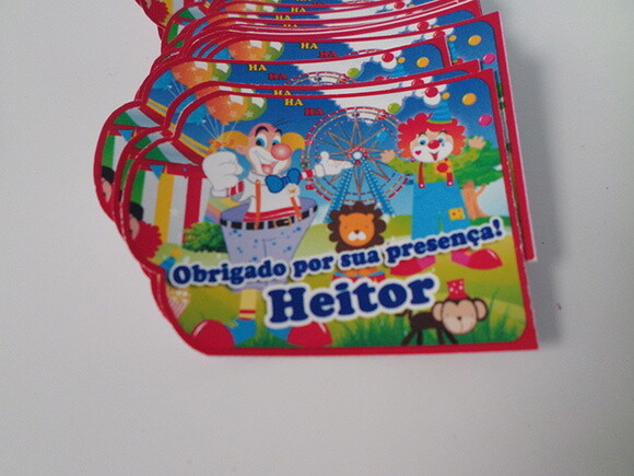 Tags Personalizados Circo