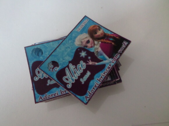 Tags Personalizados Frozen