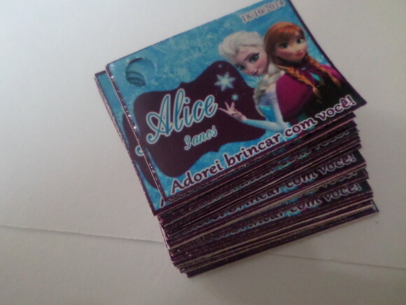 Tags Personalizados Frozen