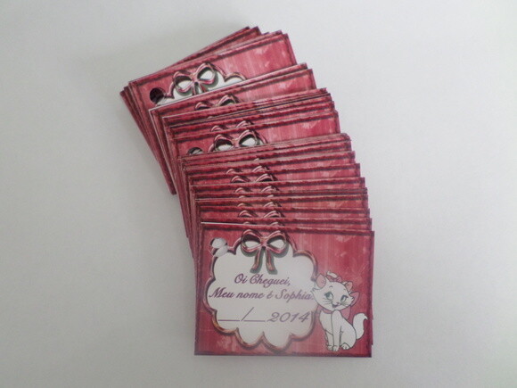 Tags Personalizados Gata Marie