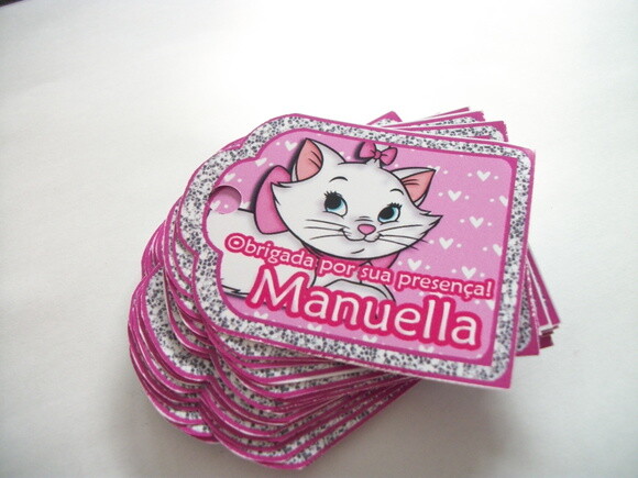 Tags Personalizados Gata Marie
