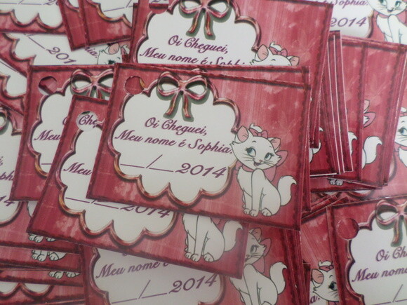 Tags Personalizados Gata Marie